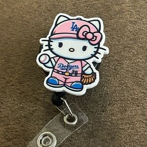Hello Kitty Dodgers Badge Reel